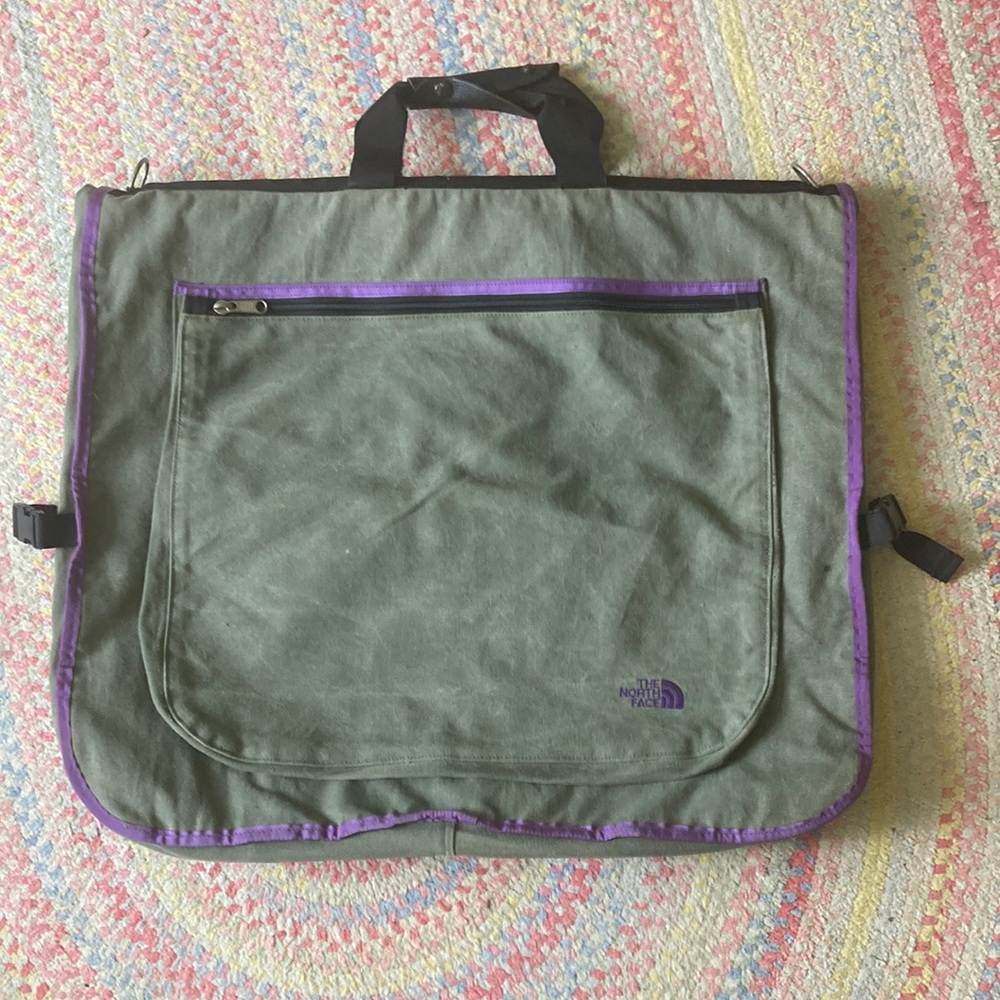 THE NORTH FACE VINTAGE RARE CANVAS GARMENT BAG